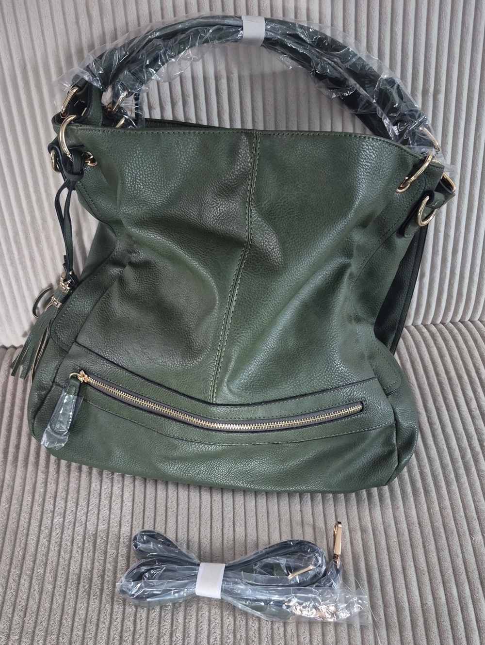 Urban Expressions Olive Green Shoulder Bag